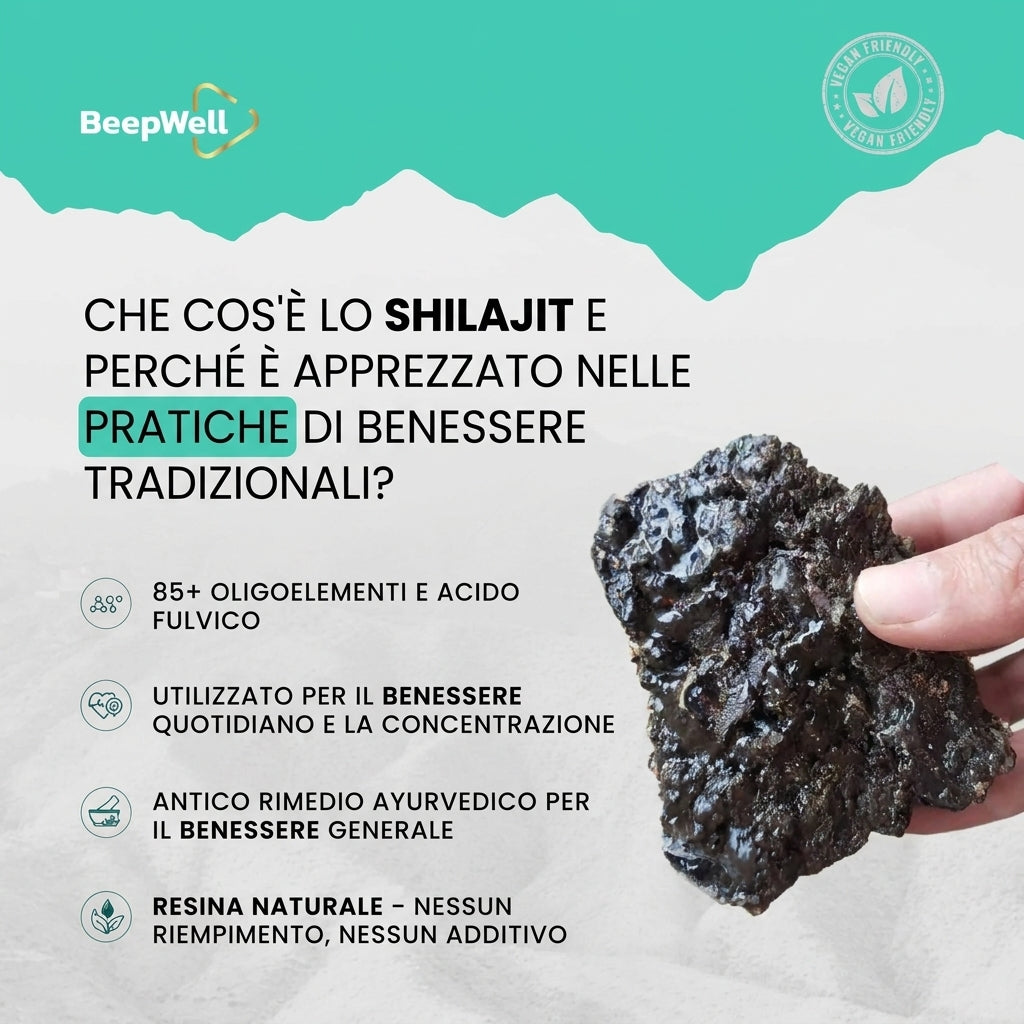 Resina di Shilajit Himalayano BeepWell