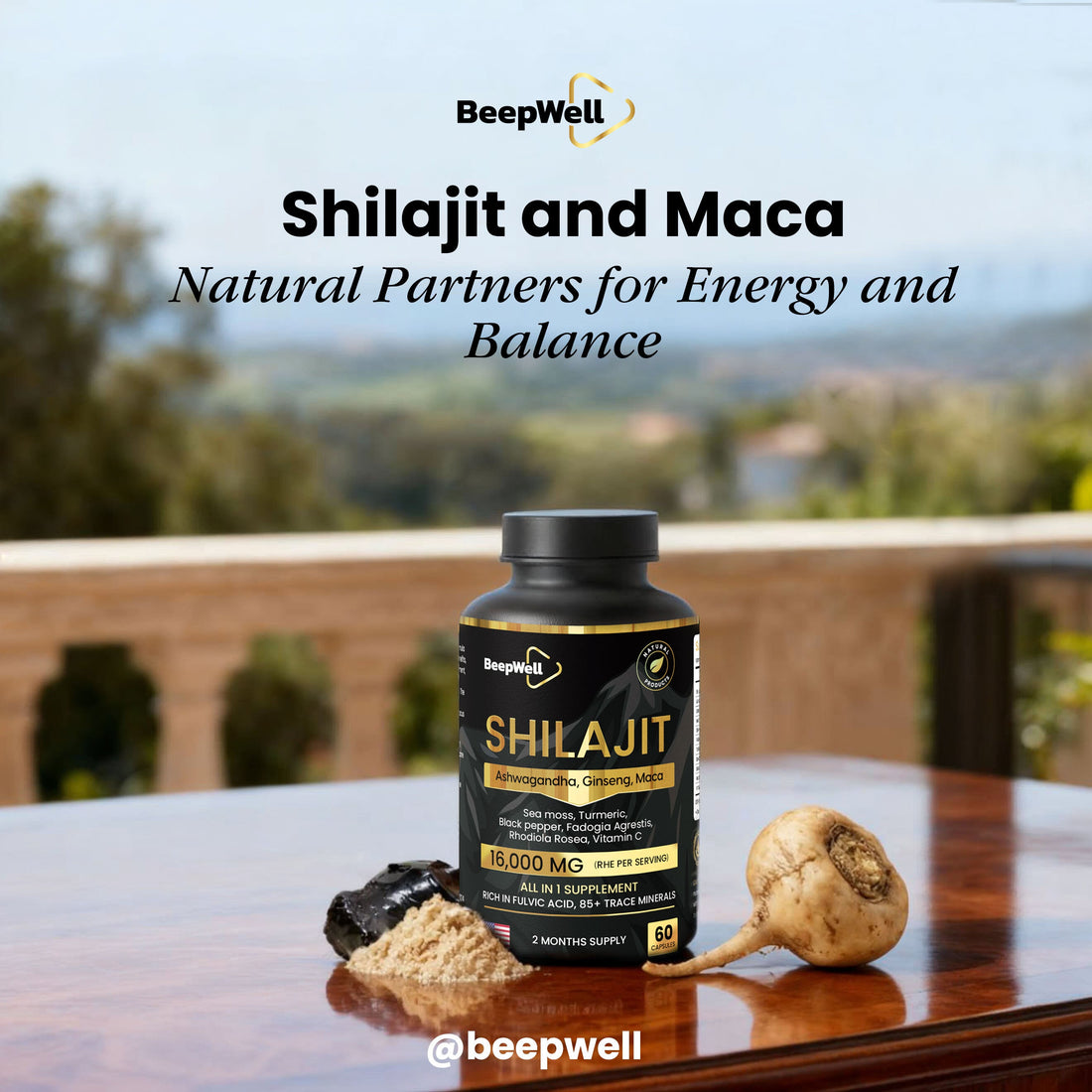 Shilajit and Maca Root: Natural Partners for Energy and Balance