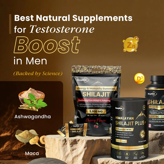🧠 Best Natural Supplements for Testosterone Boost in Men (Backed by Science)