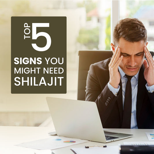 Top 5 Signs You Might Need Shilajit