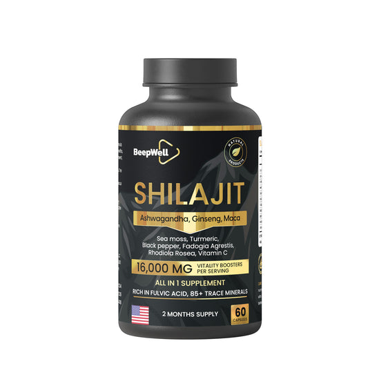 Pure Himalayan Organic Shilajit Capsules - 60 servings