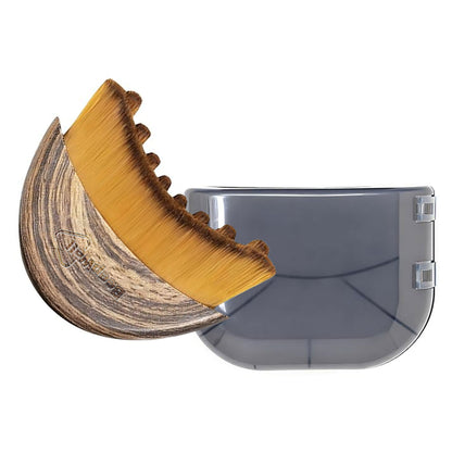 Lymphatic Contour Face Brush – Soft Facial Dry Brush for Sculpting, Puffiness Relief & Natural Glow