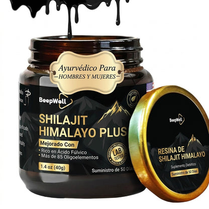 Resina de Shilajit del Himalaya BeepWell Plus