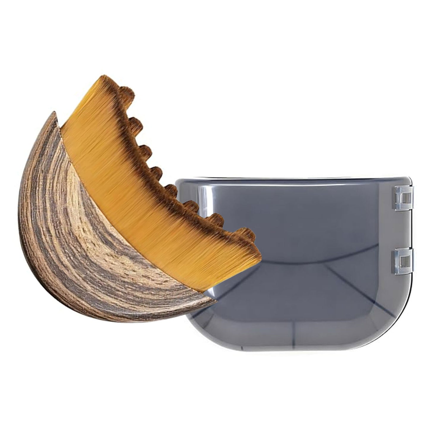 Lymphatic Contour Face Brush – Soft Facial Dry Brush for Sculpting, Puffiness Relief & Natural Glow