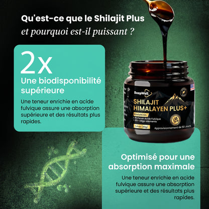 Résine Shilajit Plus de l’Himalaya BeepWell