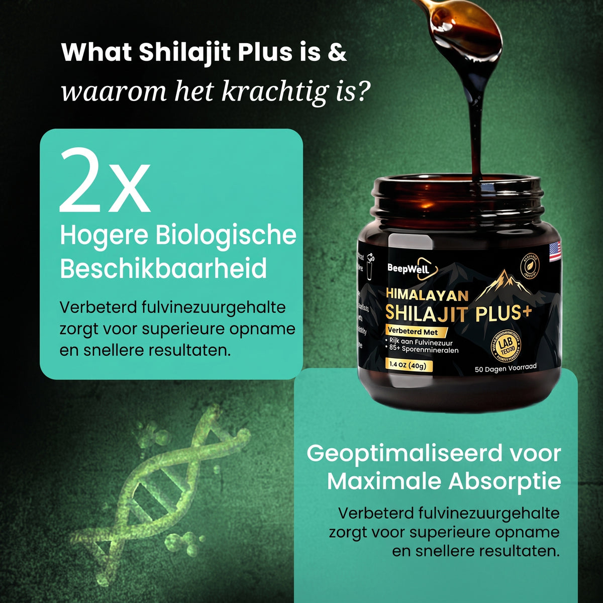 Beepwell Himalayan Shilajit Resin Plus