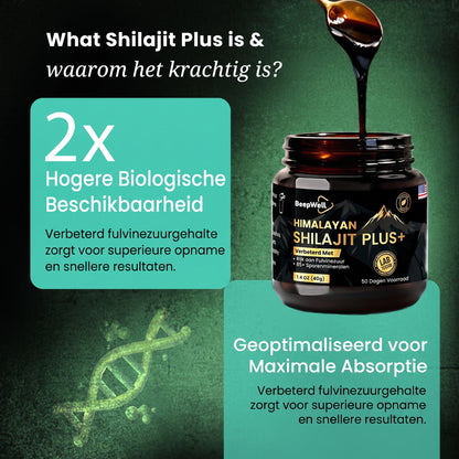 Beepwell Himalayan Shilajit Resin Plus