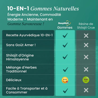 Gummies au Shilajit de l’Himalaya BeepWell