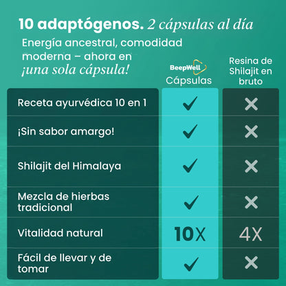BeepWell Shilajit Cápsulas
