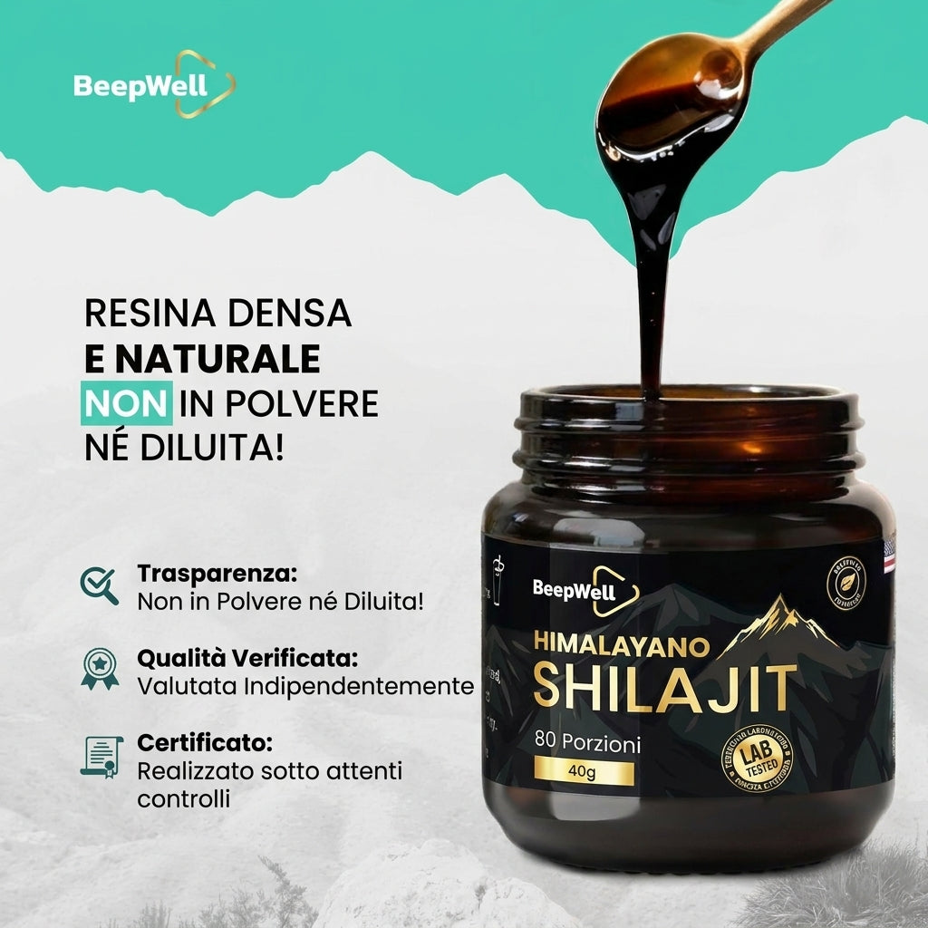 Resina di Shilajit Himalayano BeepWell