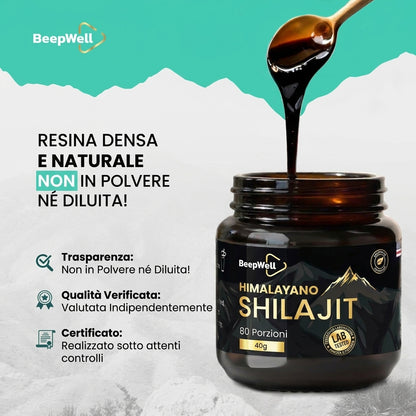 Resina di Shilajit Himalayano BeepWell