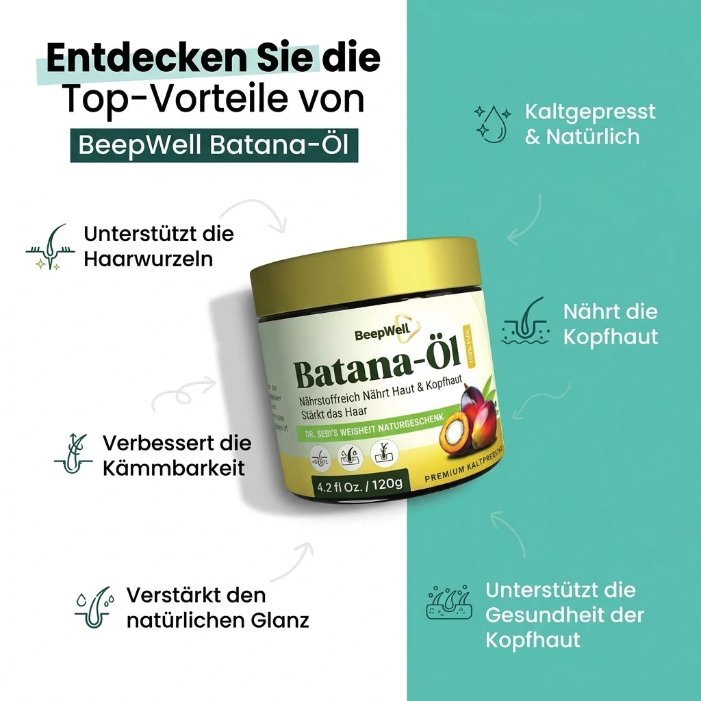 BeepWell Batana Öl gegen Haarausfall und trockenes Haar