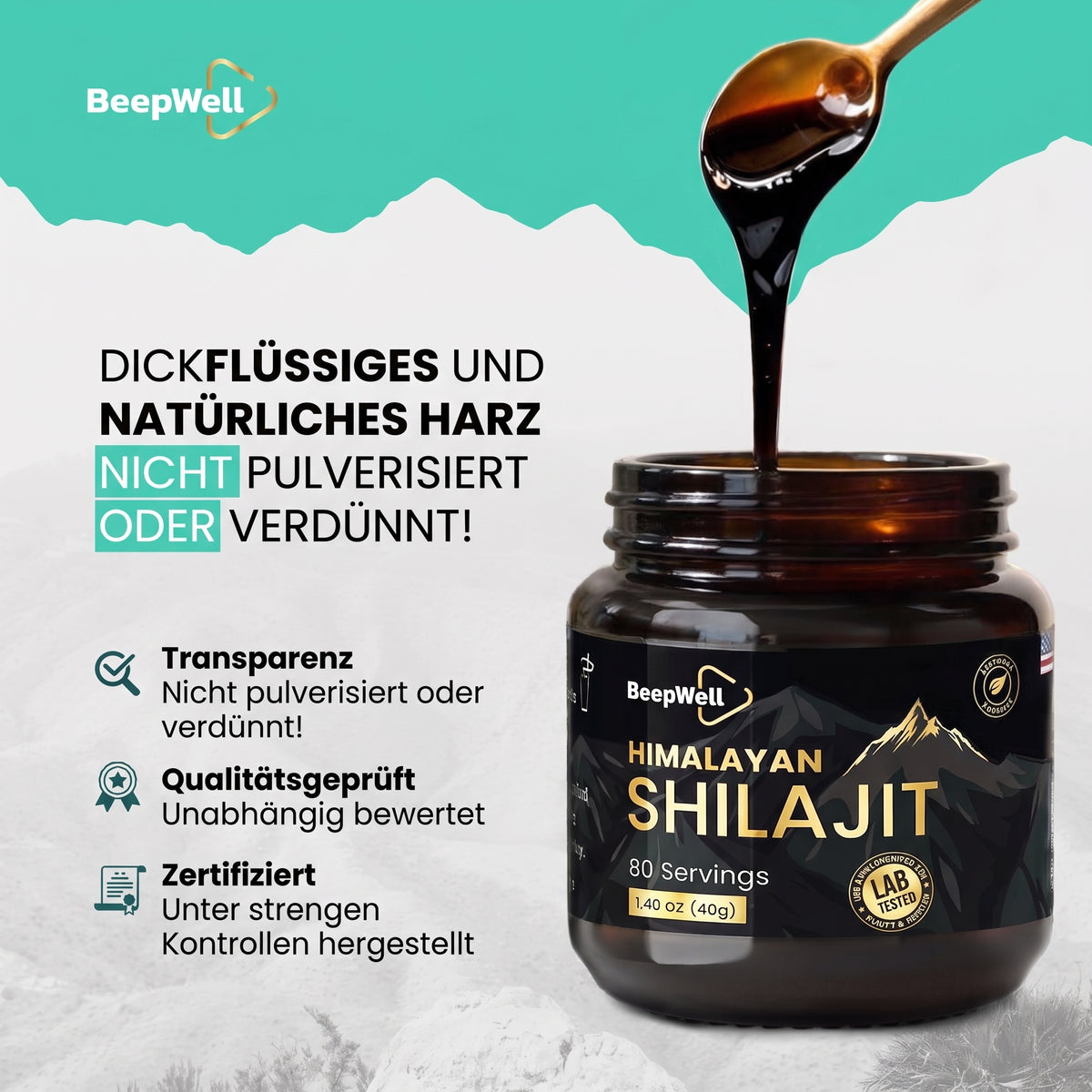 BeepWell Himalaya Shilajit Harz