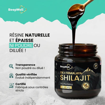 Résine de Shilajit de l’Himalaya BeepWell