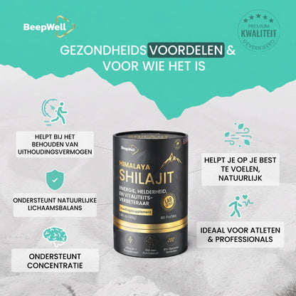 BeepWell Himalayan Shilajit Resin