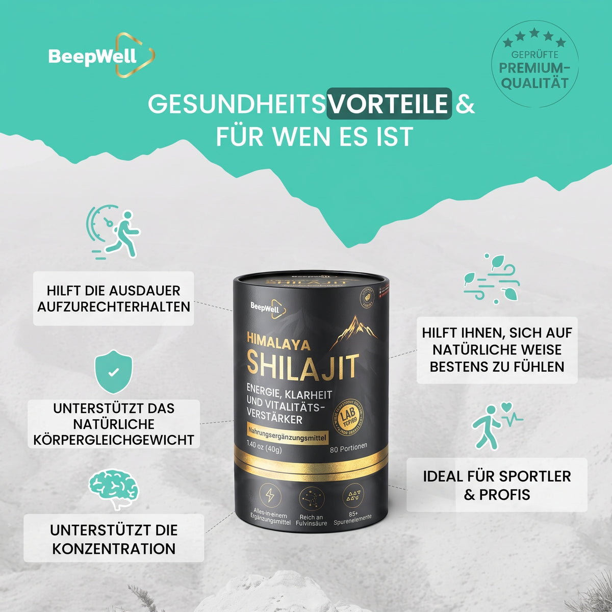 BeepWell Himalaya Shilajit Harz
