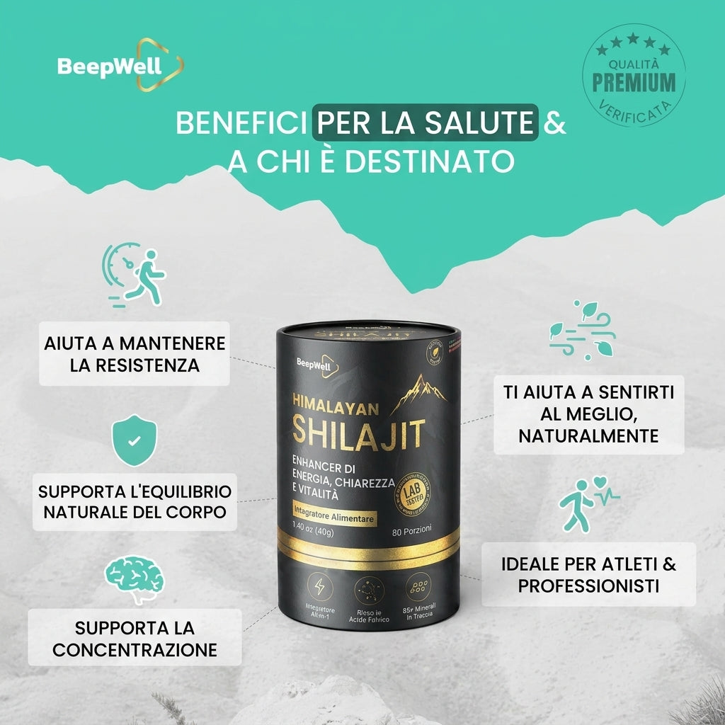 Resina di Shilajit Himalayano BeepWell