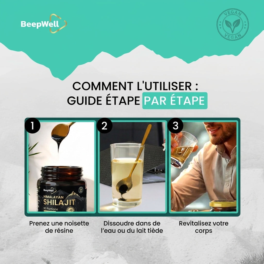 Résine de Shilajit de l’Himalaya BeepWell