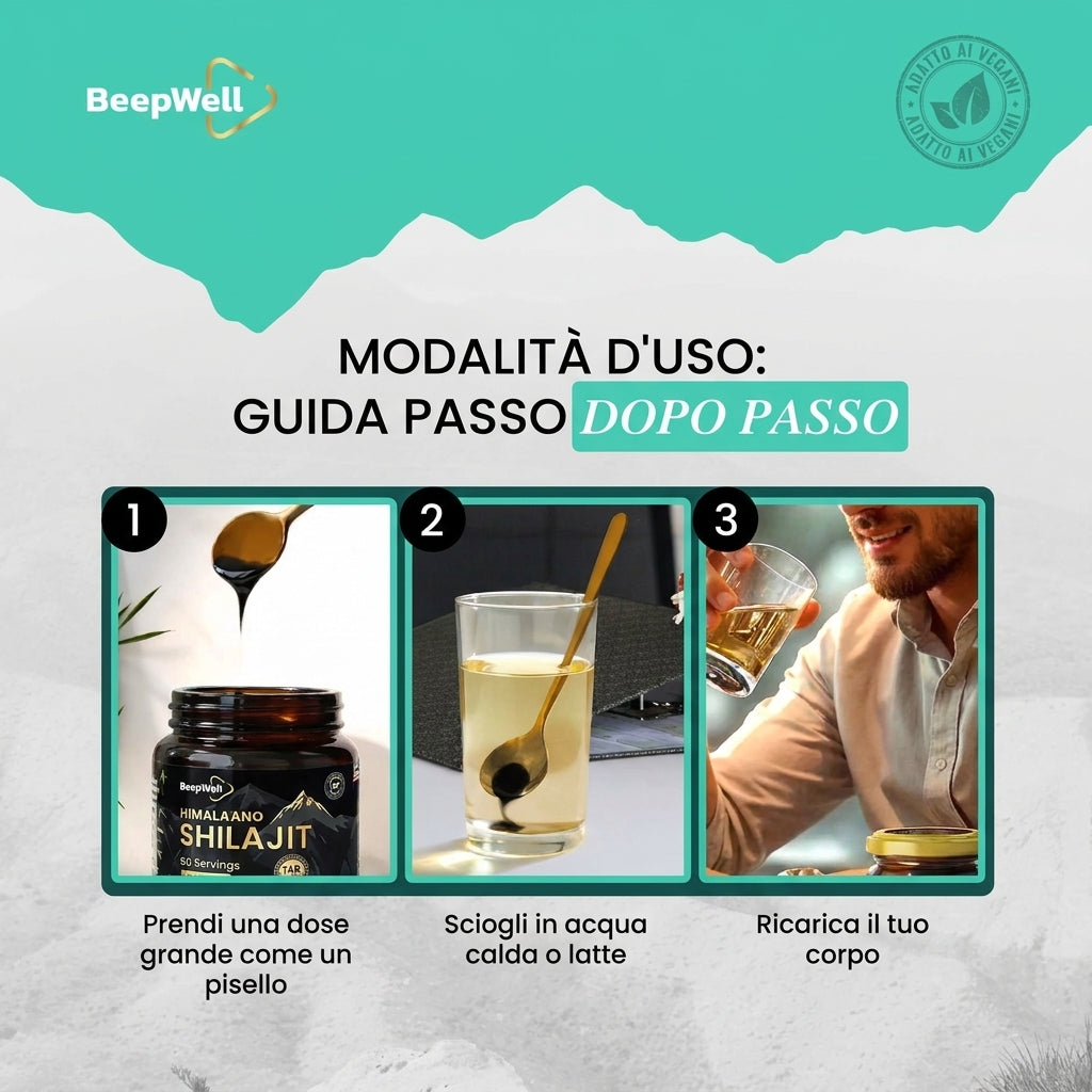 Resina di Shilajit Himalayano BeepWell
