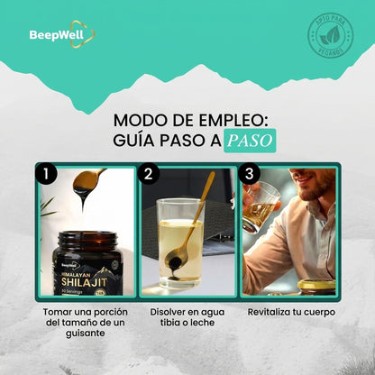 Resina de Shilajit del Himalaya BeepWell