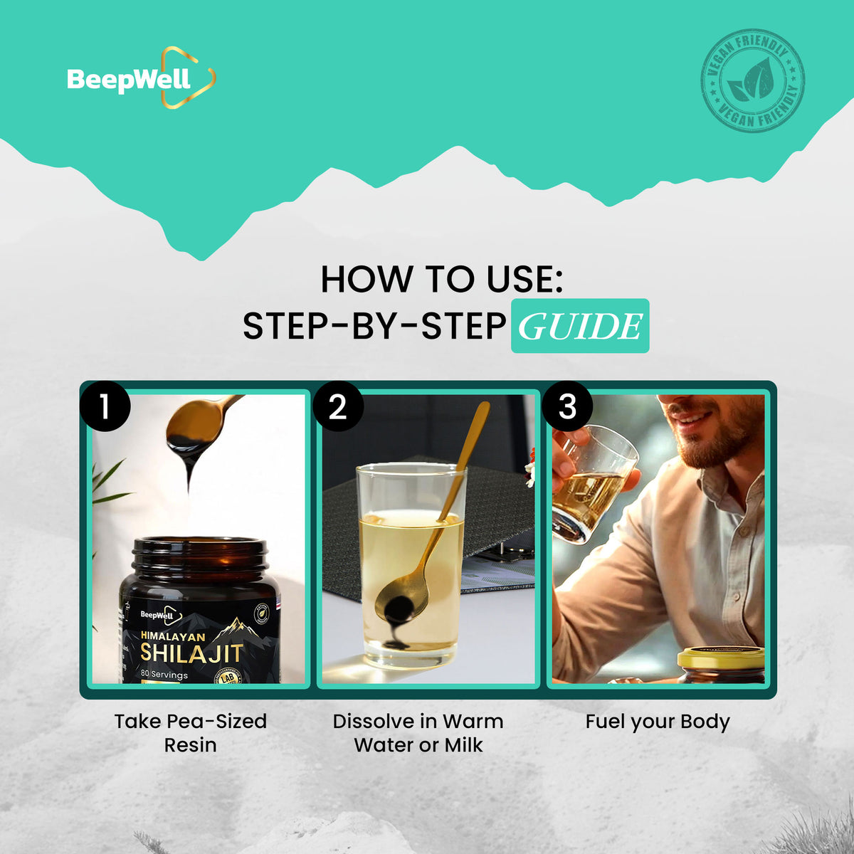BeepWell Himalayan Shilajit Resin