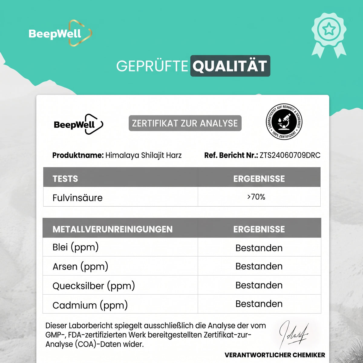 BeepWell Himalaya Shilajit Harz