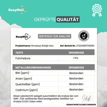 BeepWell Himalaya Shilajit Harz