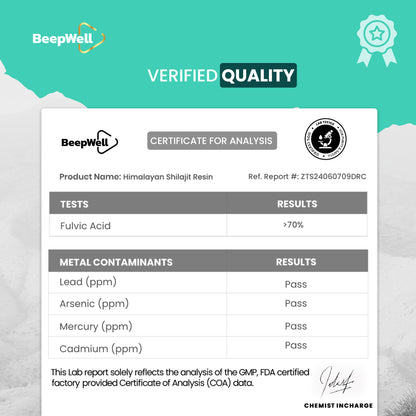BeepWell Himalayan Shilajit Resin
