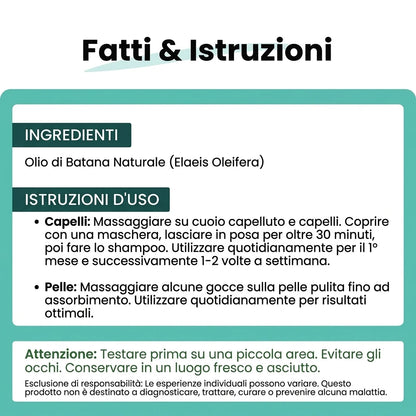 Batana Oil BeepWell - Olio di Batana 100% Puro