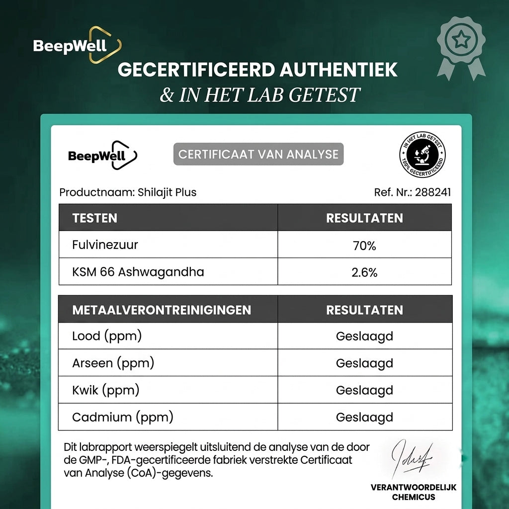 Beepwell Himalayan Shilajit Resin Plus