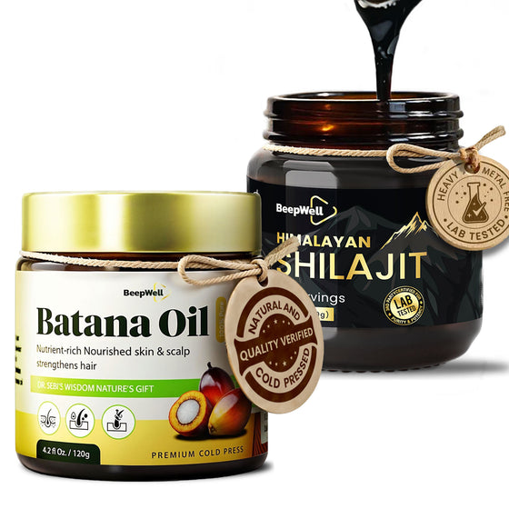Simple Shilajit Resin & Batana Oil Combo