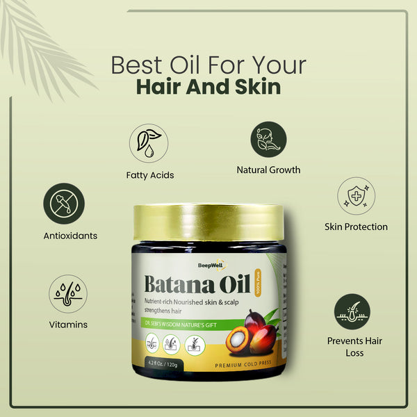 Batana Oil: Nourish Your Hair for Growth - 4.2 fl Oz