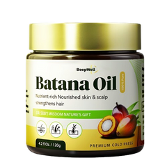 Natural Batana Oil from Honduras (4.2 fl oz) – Dr. Sebi Inspired Hair & Scalp Nourishment  – Unrefined Formula for Hydrated, Healthy-Looking Hair