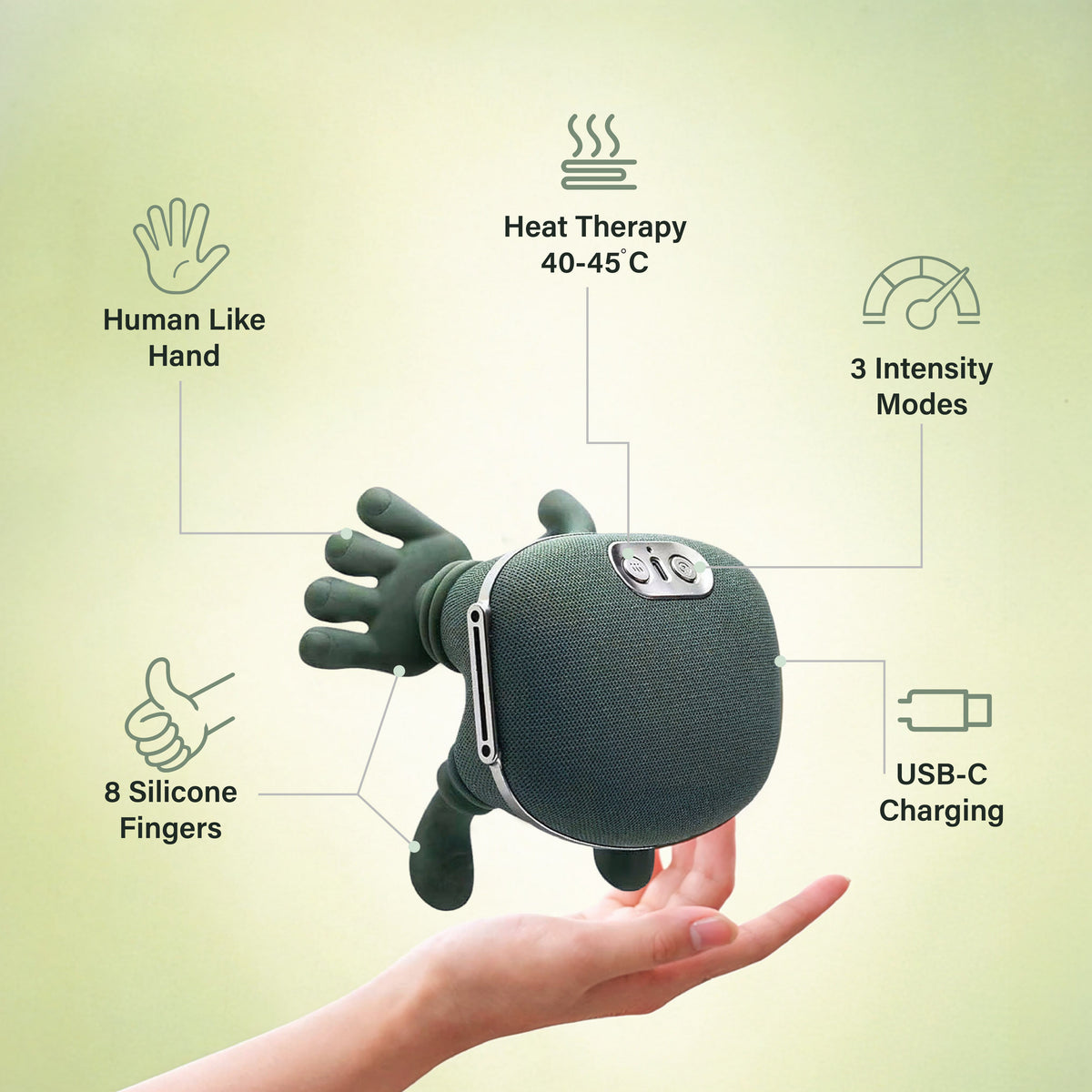 Bionic 4D Neck & Shoulder Massager with Heat – Cordless Deep Kneading ...