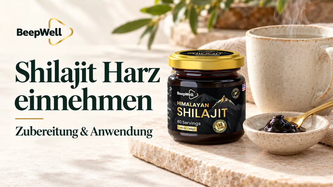 Shilajit Harz richtig einnehmen: Menge, Zubereitung und Tipps