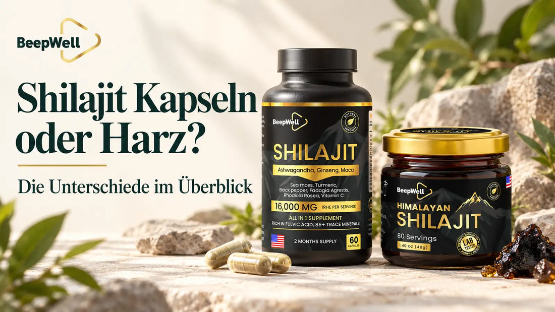 Shilajit Kapseln oder Harz: Was ist besser und für wen?