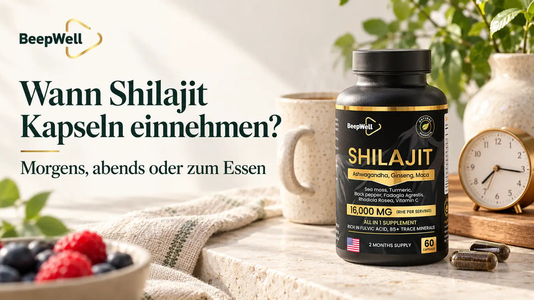 Wann Shilajit Kapseln einnehmen? Morgens, abends oder zum Essen